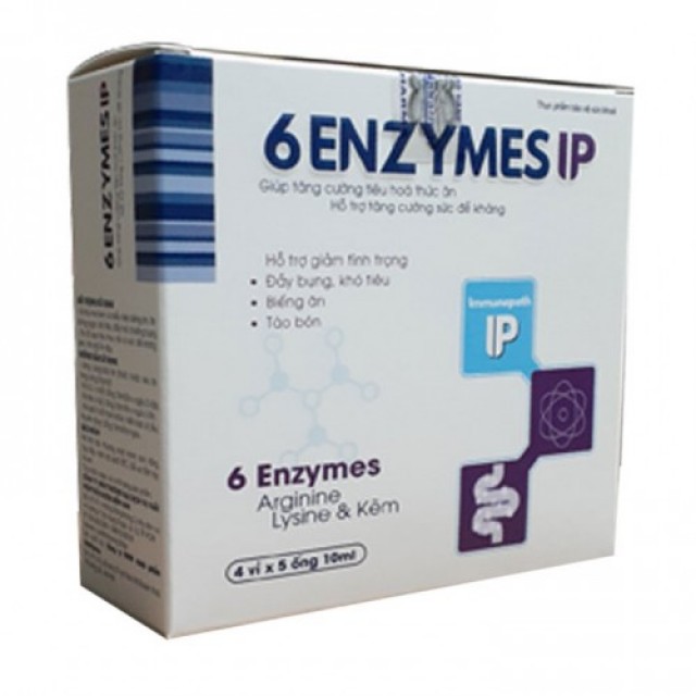 6 ENZYMES IP - Tăng cường tiêu hóa, tăng cường sức đề kháng